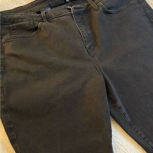 NYDJ Women's Black Flare Jeans